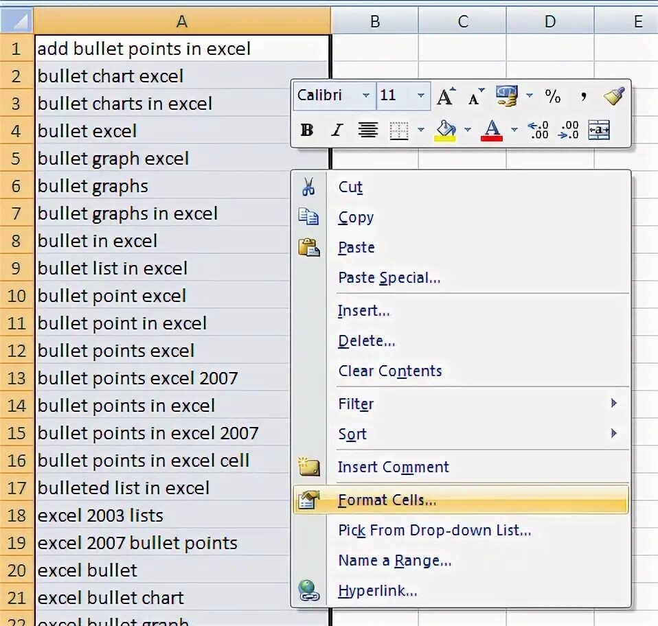 Similar list. Буллет в эксель. Поинт эксель. Bullet points in excel. Bullet excel велосипед.