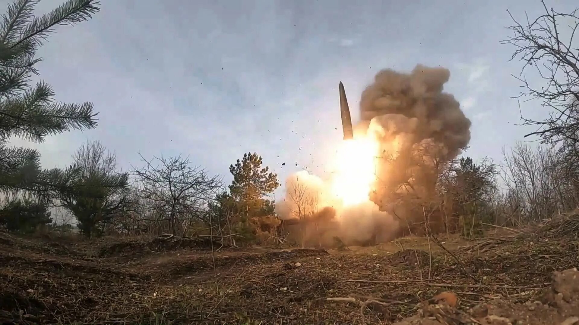 Ракетный удар вкс. Военные действия.