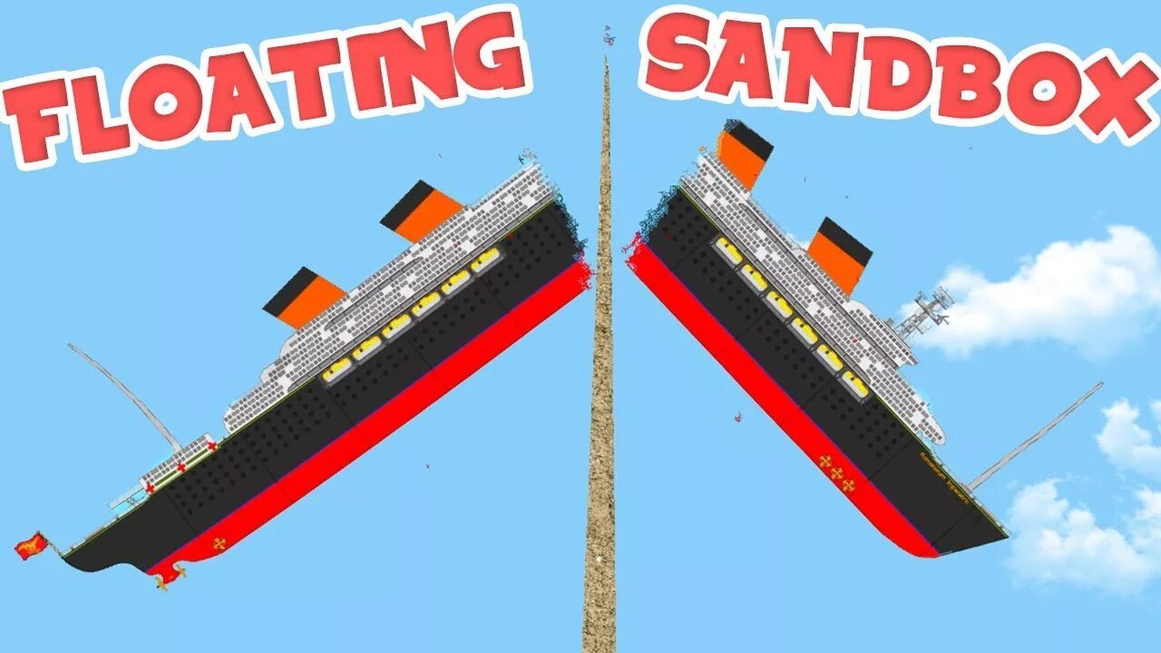 Floating sandbox корабли. Флоатинг сандбокс Титаник. Британик Floating Sandbox. Корабли для Floating Sandbox. Ship Sandbox 2 Титаник.