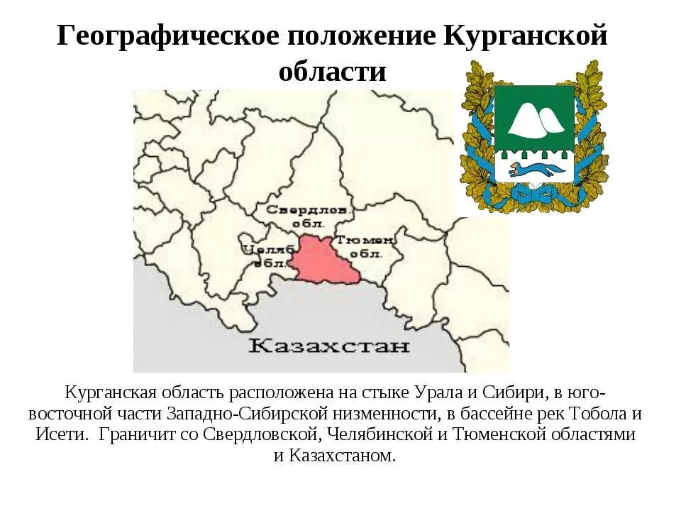 Курганская область какая республика. Географическое положение Курганской области. Географическое расположение Курганской области. Курганская область граничит. Географическое положение Кургана.