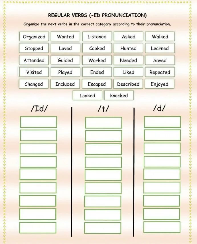 Verb t. Произношение ed Worksheets. Past simple Worksheets Regular verbs произношение. Past simple Regular verbs pronunciation. Regular verbs pronunciation.