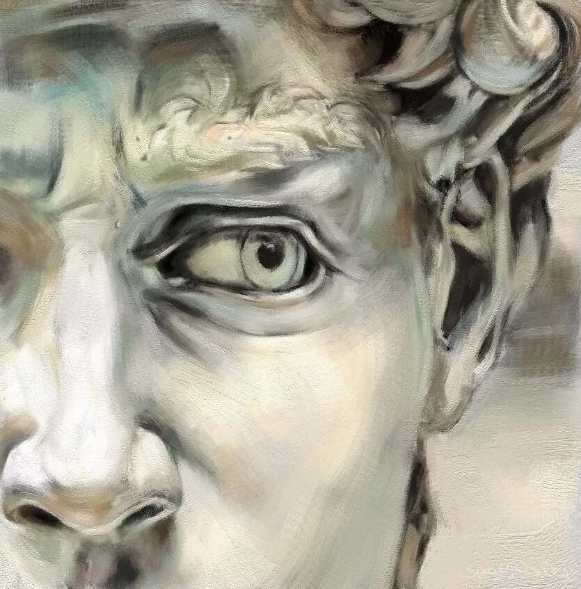 Микеланджело статуя Давида глаза. Зачем нужны картины и скульптуры