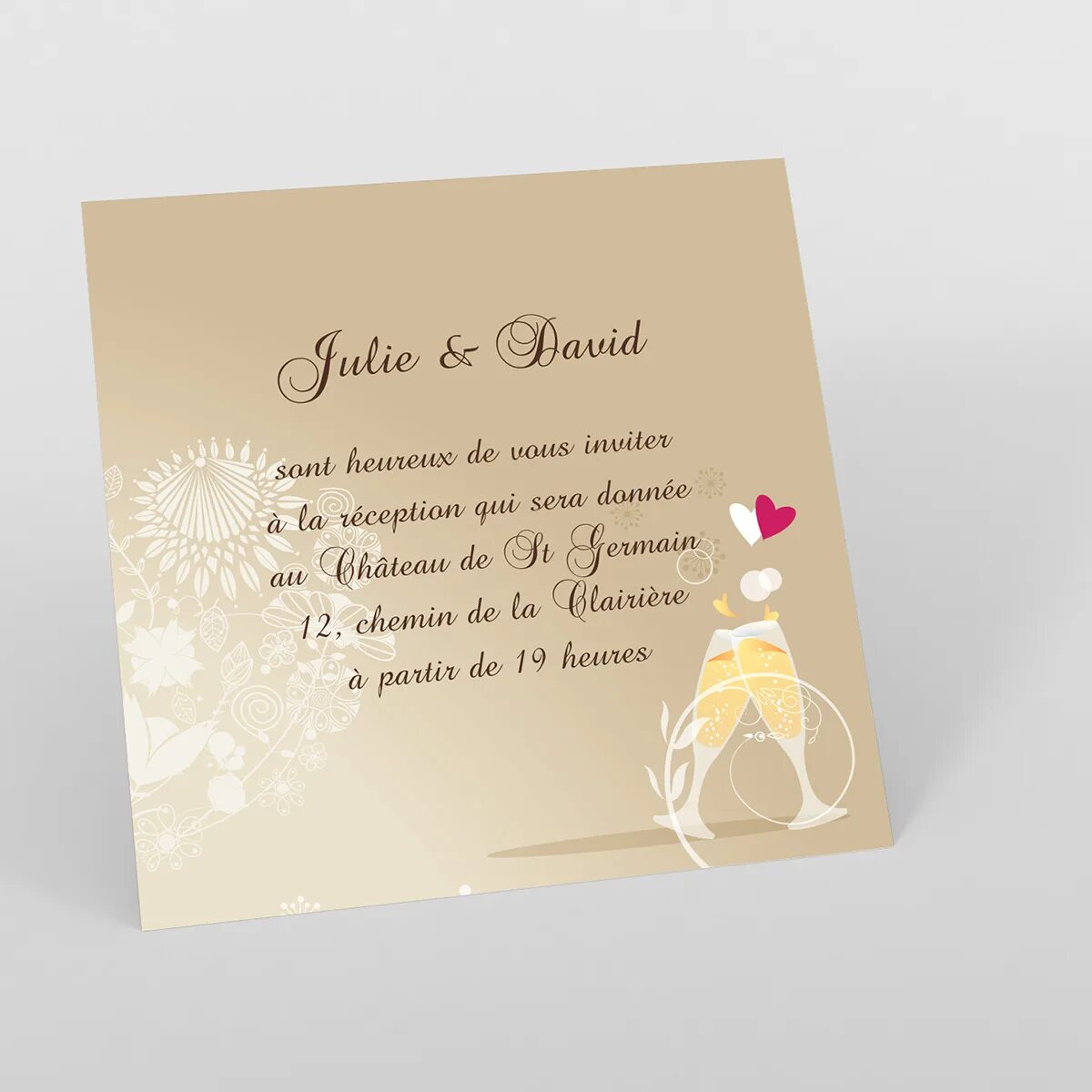 Пригласительные на свадьбу. Invitation Card. Carte d'Invitation anniversaire. Exemple carte d'Invitation d'anniversaire.