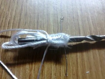 Проволоку намотали на карандаш