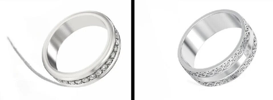 Как отличить серебряную. Поддельное серебро и настоящее. Поддельное и настоящее кольцо.