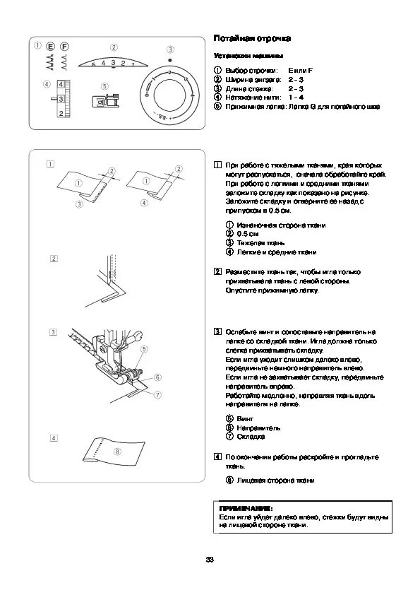 Эксплуатация швейной машинки janome