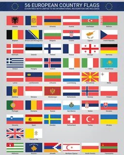 Европа столицы и страны флаги