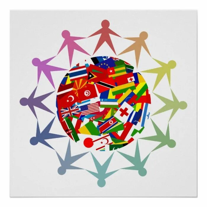 Poster world. Флаг дружбы. Глобализация флаг.. Культура векторное изображение. Язык картинки для презентации.