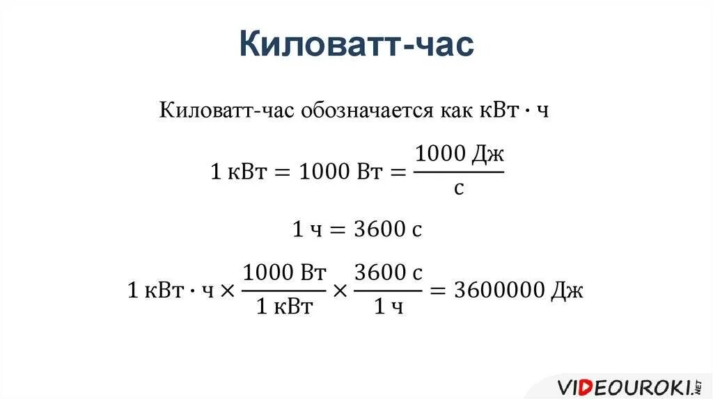 Киловатт милливатт