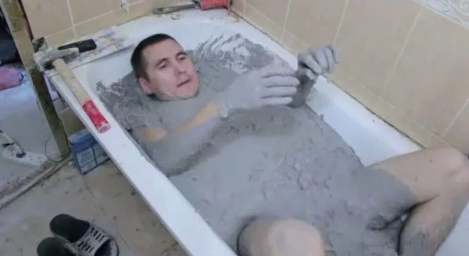 Застряла рука в ванне