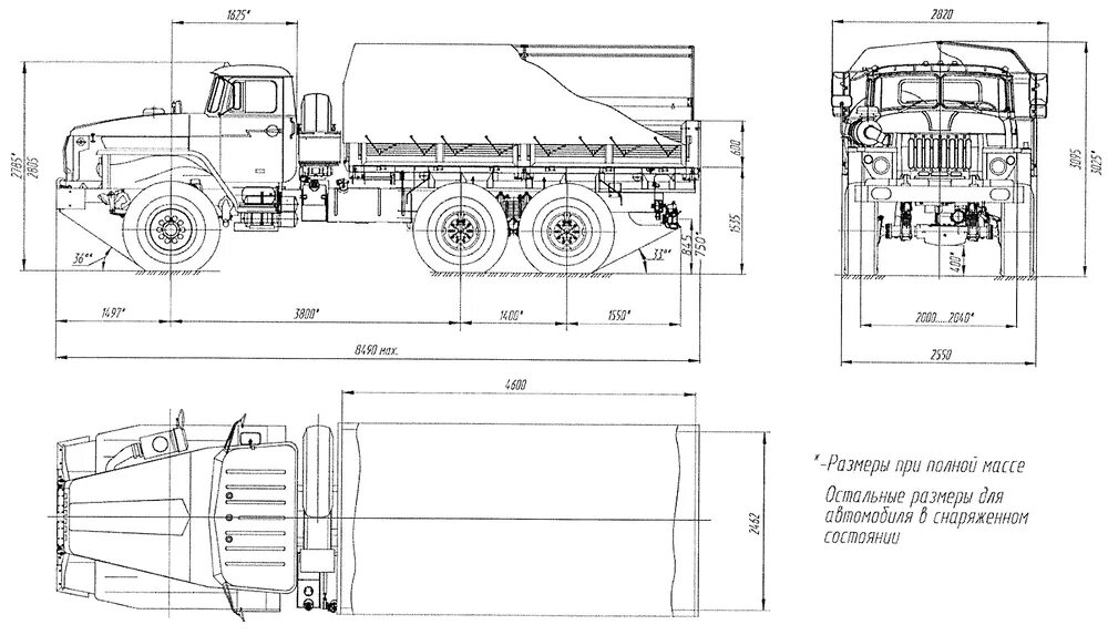 Автомобили урал характеристики. Грузовик Урал 4320 габариты. Габариты кабины Урал 4320. Габариты Урал 43206 бортовой. Ширина кузова Урал 4320.
