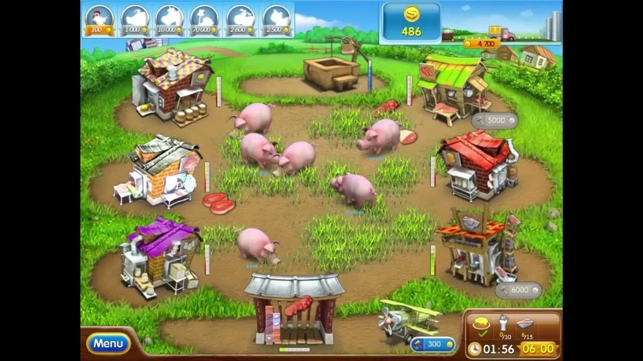 Farm Frenzy 2. Веселая ферма геймплей. Веселая ферма 2 карта. Веселая ферма 2 улицы.