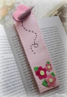 Закладка из фетра для книг своими руками