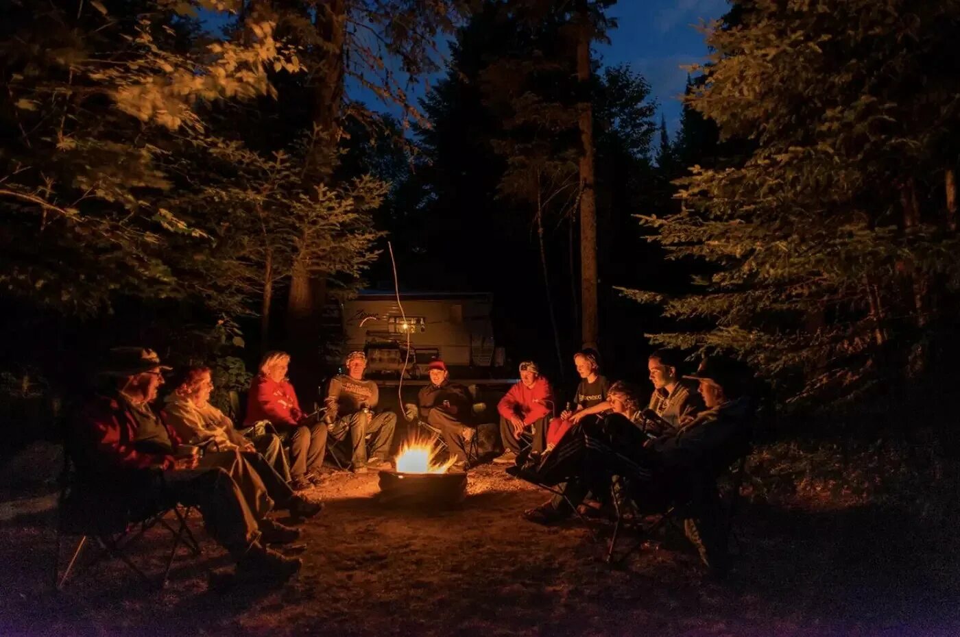 Camp group. Camp group