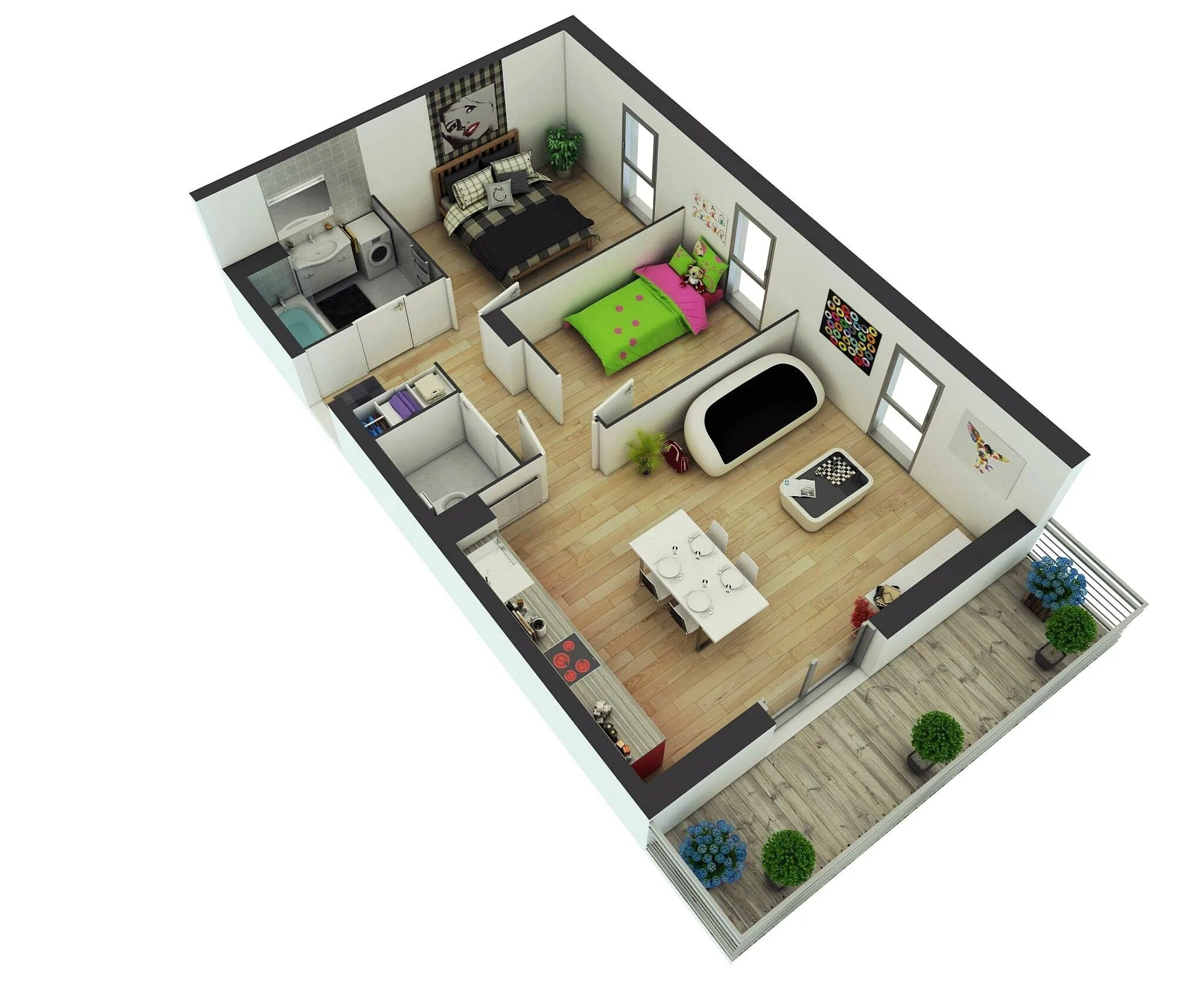 План квартиры комнаты. Floorplan 3d проекты. Планировка квартиры. 3d планировка квартиры 2 комнаты. Расположение комнат.