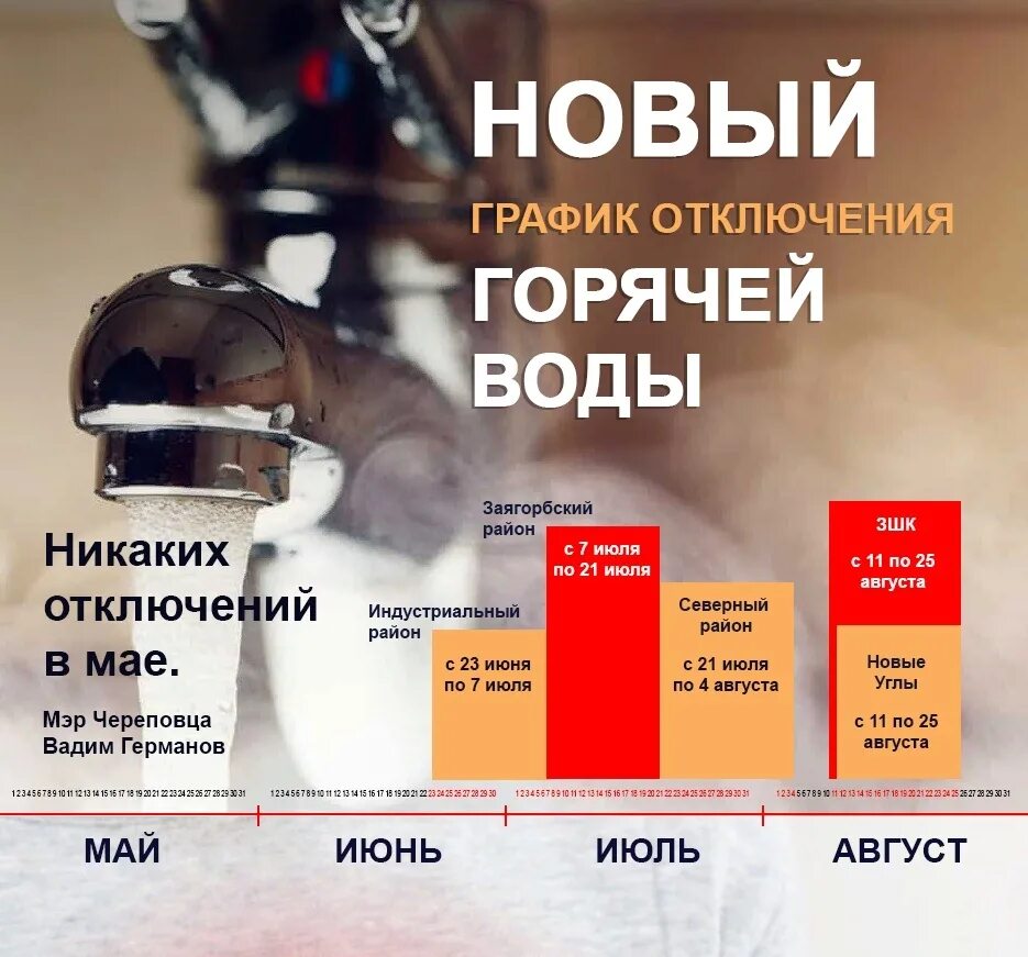 В Заречье горячую воду начнут подключать 26 июля