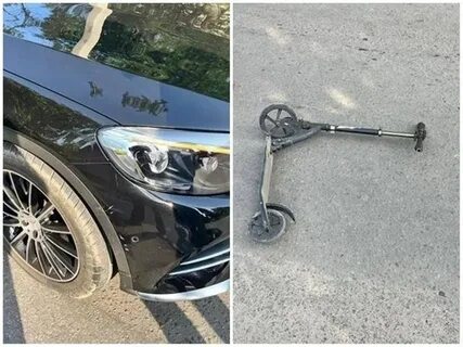 Сбитый мерседесом