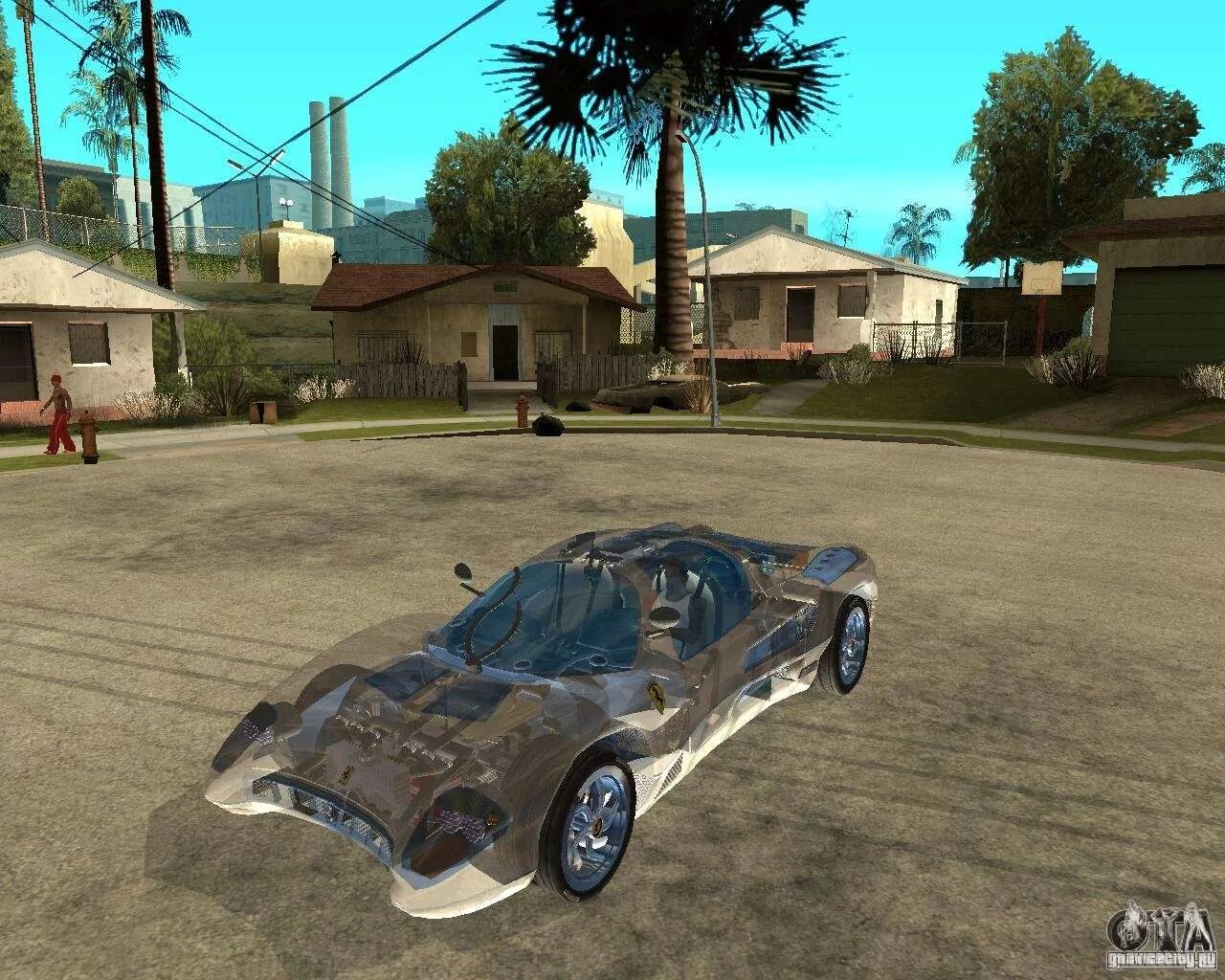 Мод на пройденную гта сан андреас. Ferrari p7 Crystal Lake. GTA sa Ferrari p7. Феррари п 7 ГТА. GTA San Andreas Ferrari p7 Crystal Lake.