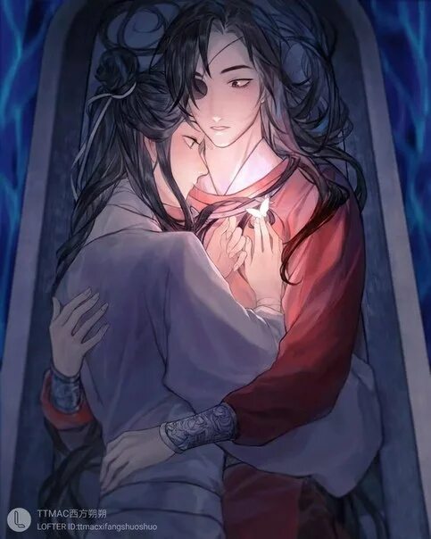 се лянь и хуа чен свадьба. благословение небожителей хуа чэн и се лянь. се лянь и хуа чэн в гробу. мосян тунсю небожители новелла. се лянь и хуа чэн.