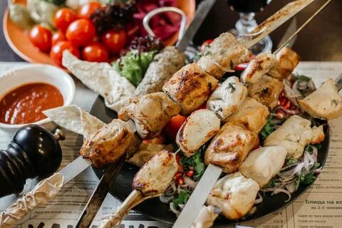 Кавказская кухня шашлык