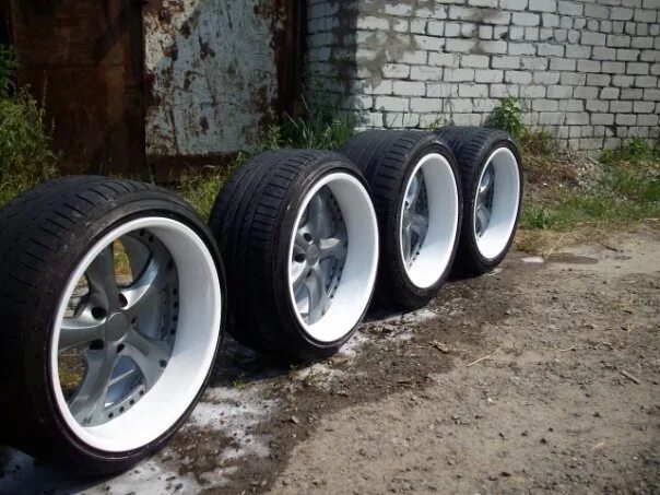 Черный пират! Работа над 3-х составными дисками на тюнингованный Mercedes. - Tho