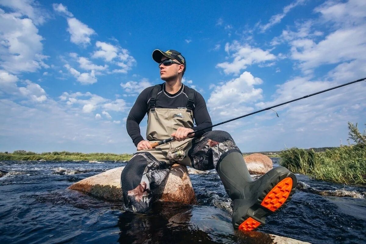 Вейдерсы Higashi Bufo-II W/Boot. Вейдерсы Nordman. Экипировка для рыбалки. Одежда рыбака летняя.