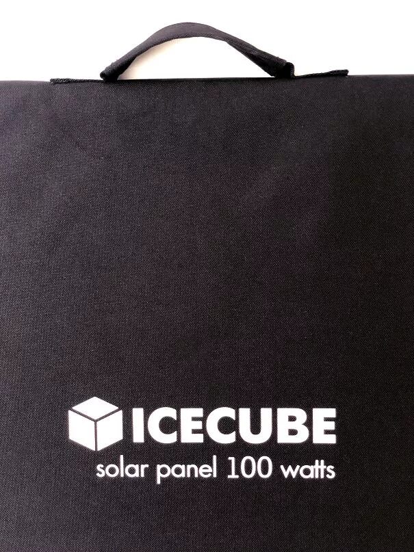 Панель Солнечная Ice Cube 60 w (складная)+3 лампочки+акум. Cube 100
