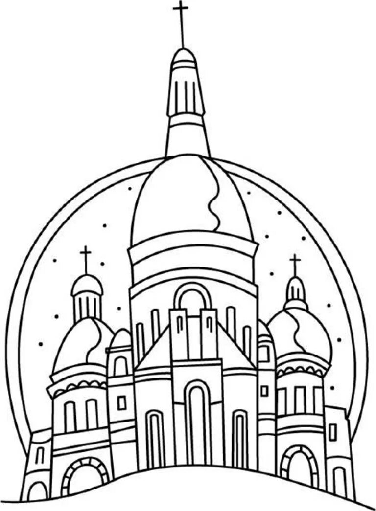 Трафарет церкви для вырезания. Церковь шаблон для вырезания. Собор раскраска. Софийский собор вологда силуэт. Трафарет церкви для вырезания на окно.