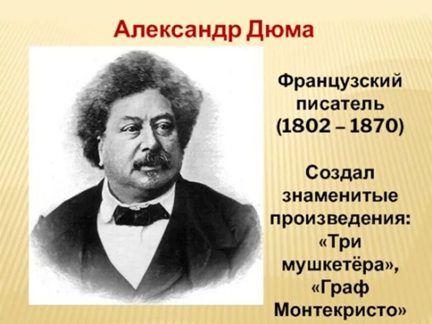 А. Дюма-отец (1802–1870). 220 Лет Александру Дюма. Имена французских писателей