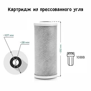 Картридж из прессованного угля
