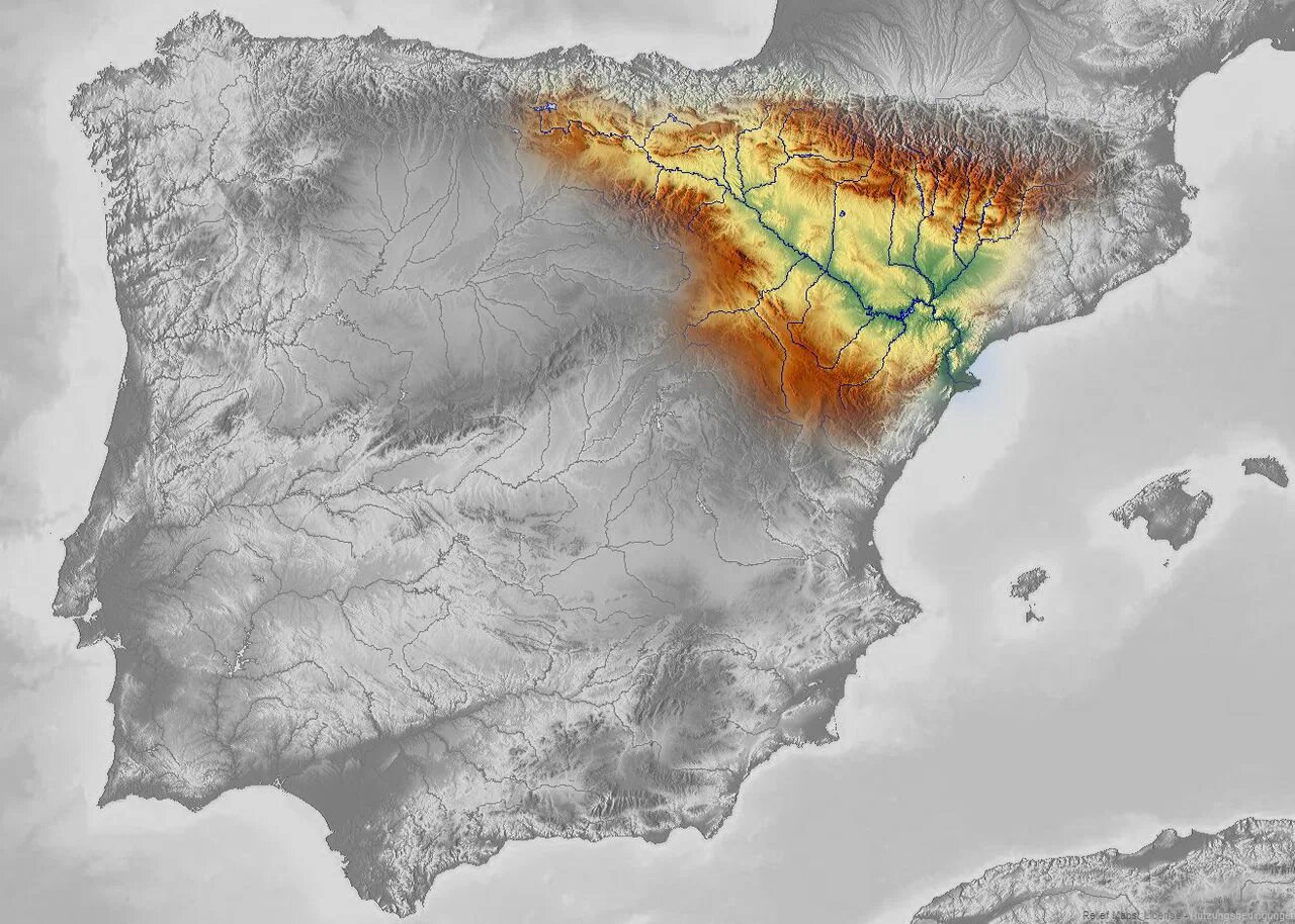 Первая волна жары пришла на пиренейский полуостров. Долина реки Эбро. Долина Эбро на карте. Река Эбро на карте Испании. Долина реки Эбро карта.