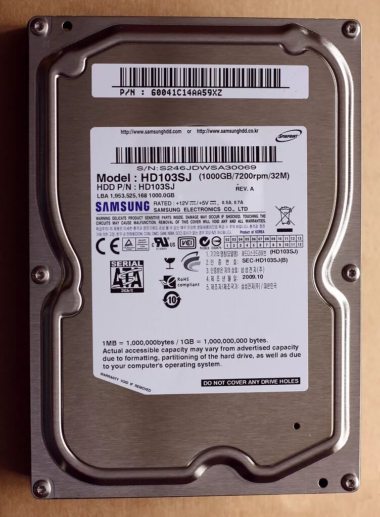 Память 1000 гб. HDD Samsung hd103sj. HDD Samsung 1tb. Samsung hd103sj 1tb. Жесткий диск для MSI 2 ТБ.