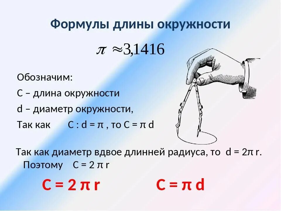 Формула вычисления длины круга. Формула расчета окружности. Формула для вычисления длины окружности. Как найти окружность по диаметру формула. Как вычислить s