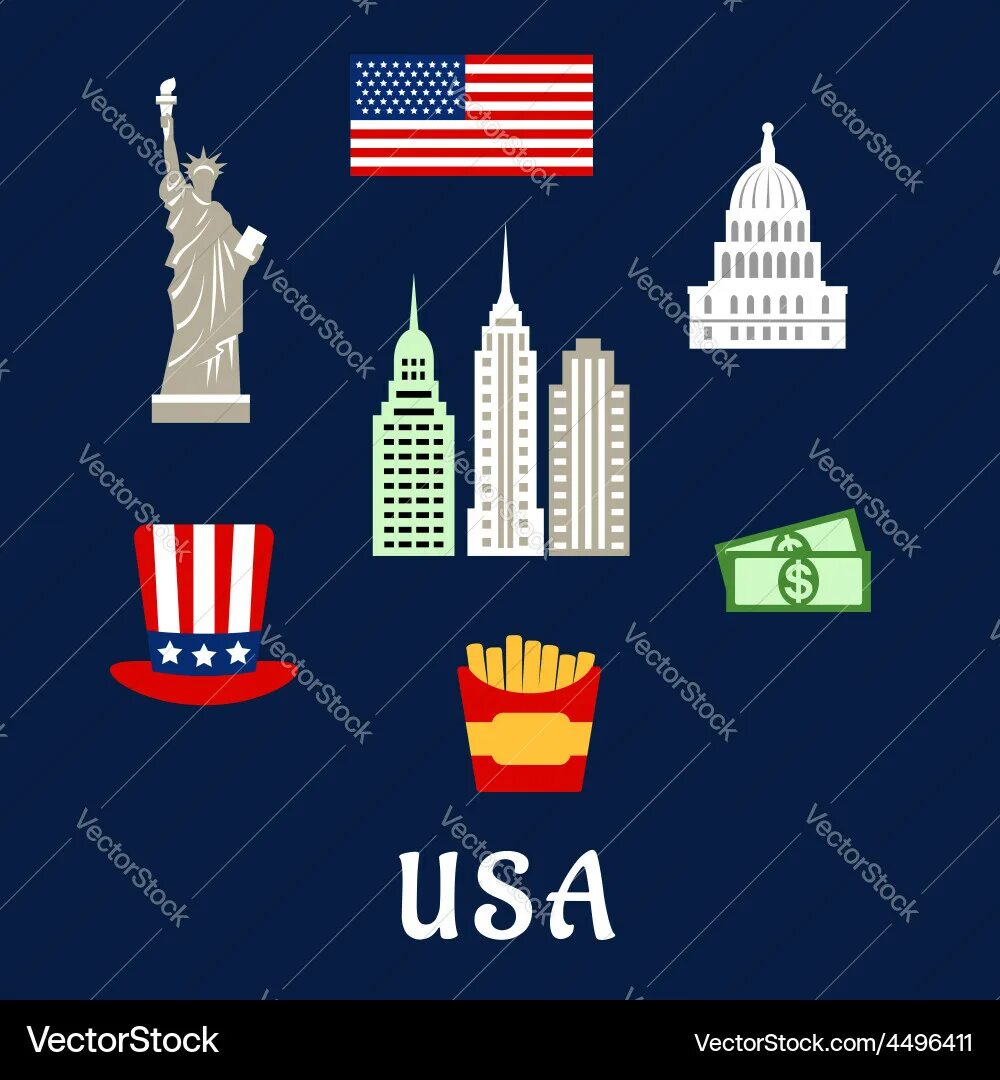 Какой из них является символом сша. Архитектурные символы сша. культурные символы сша. атрибуты америки. символ америки.