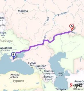 Карта оренбург проложить маршрут