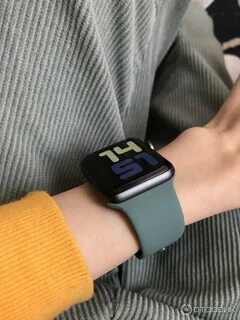Как одевать ремешок на apple