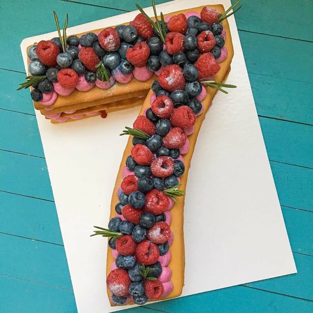 Украсить цифру 7