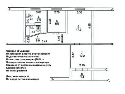 Квартиры 2 комнатные щербинка