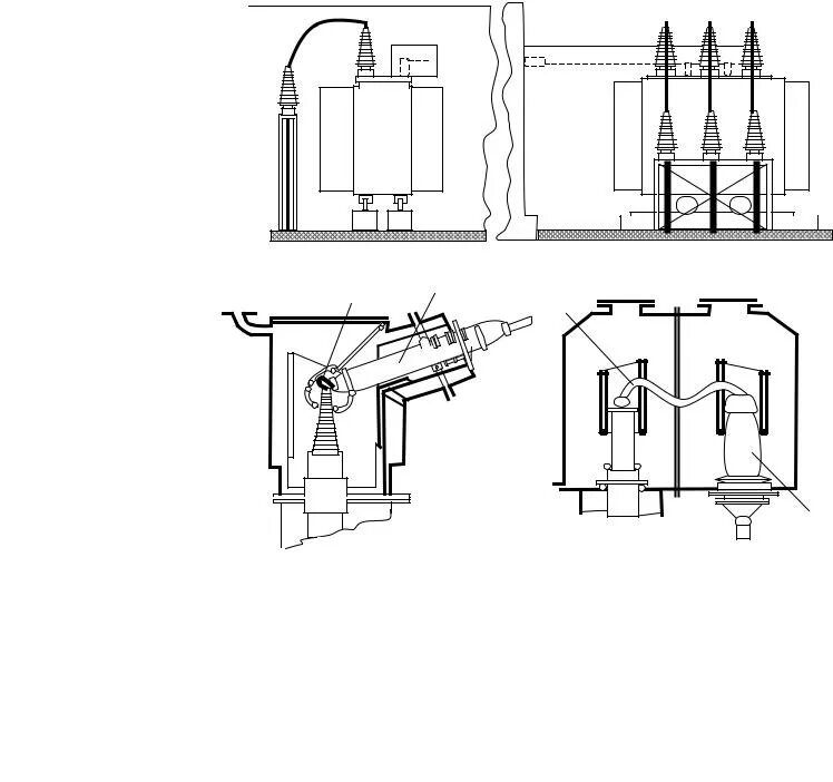 Оконечник проводов 110 кв. Кабельный ввод в трансформатор 110 кв. Трансформатор с кабельным вводом 110 кв Physterer. Кабельный ввод в ГПП 110 кв. Кабельный трансформатор