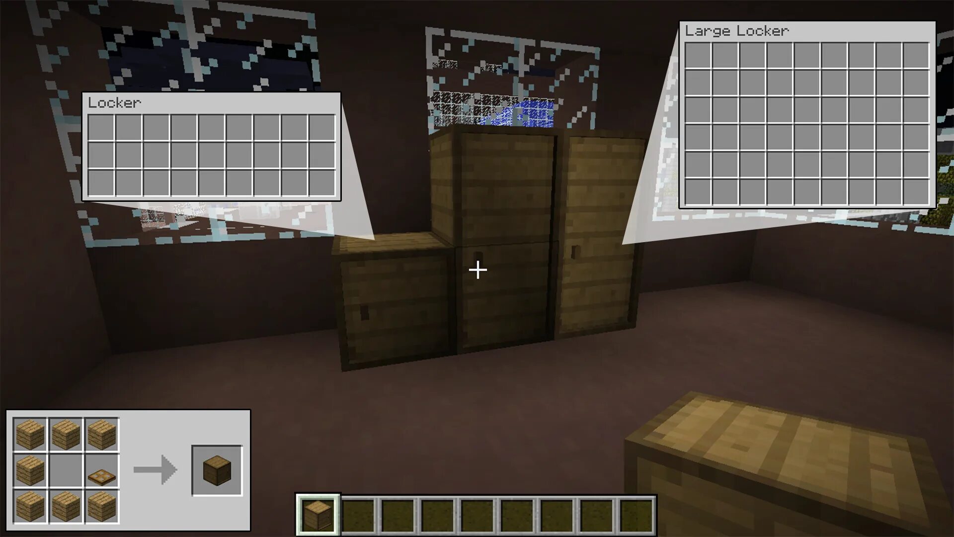 Как выбросить вещь в майнкрафте. Мод на хранилище в майнкрафт 1.12.2. построить чемодан в майнкрафте. шкаф для сундуков в майнкрафт. шкафы из сундуков в майне.
