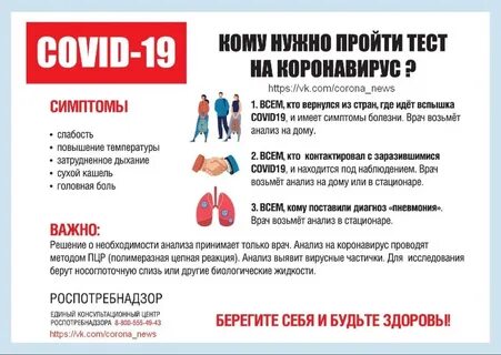 Тест на коронавирусная инфекция
