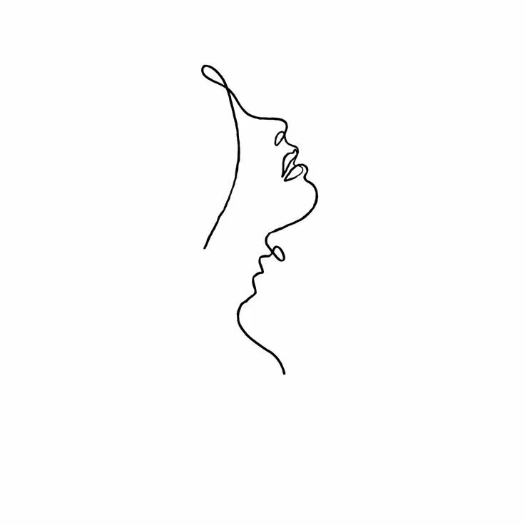 With one line