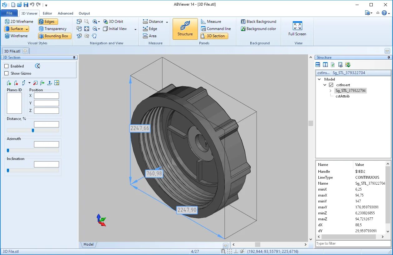 Stl формат чем открыть. 3d модели муфта соединительная для abviewer. stl файл. stl программа. .stl формат файла stl.