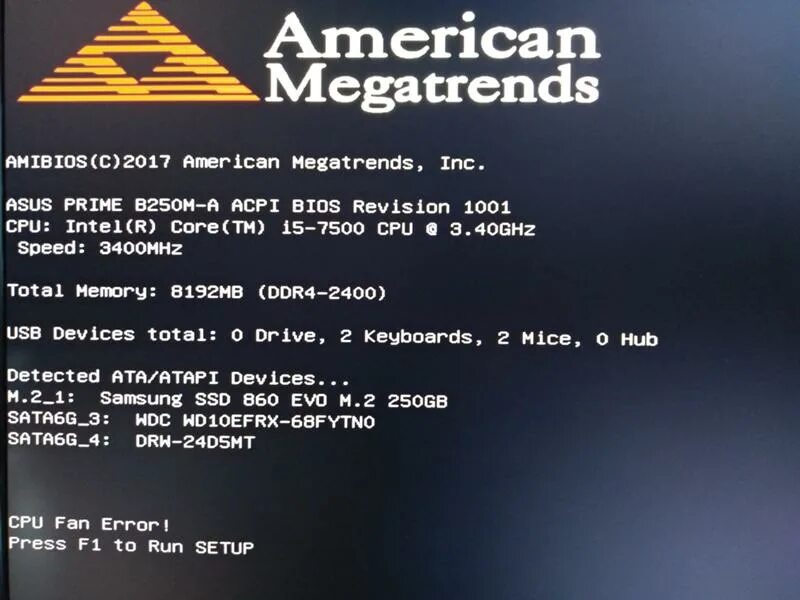 Fan error при загрузке. Ошибка при включении компьютера. Ошибка American MEGATRENDS CPU Fan Error. Ошибка American MEGATRENDS. Биос CPU Fan Error.