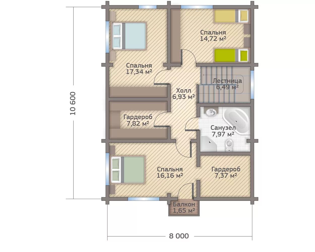 Проект дома 266 кв м 1 этаж Проект дома Plans-52-02 (266 кв.м, газобетон) купить в интернет-магазине по ни