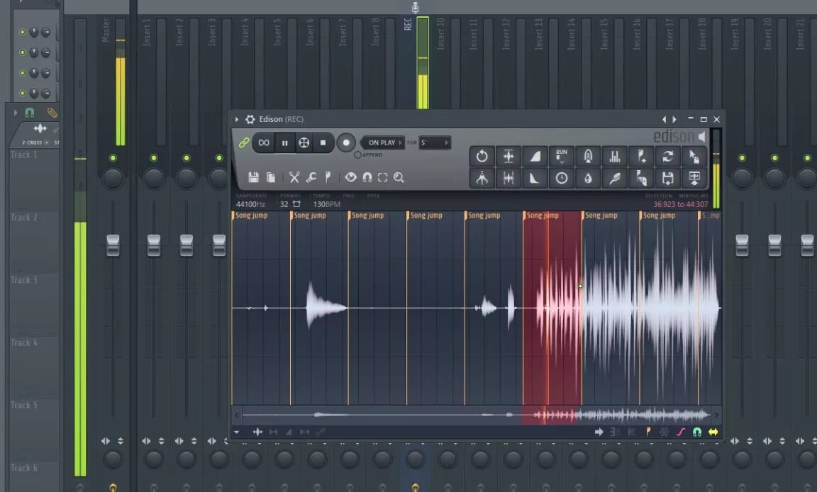 Redheadsound studio. Звуковая дорожка фл студио. Фл студио Edison. Edison FL Studio 20. Аудио плагины FL Studio.
