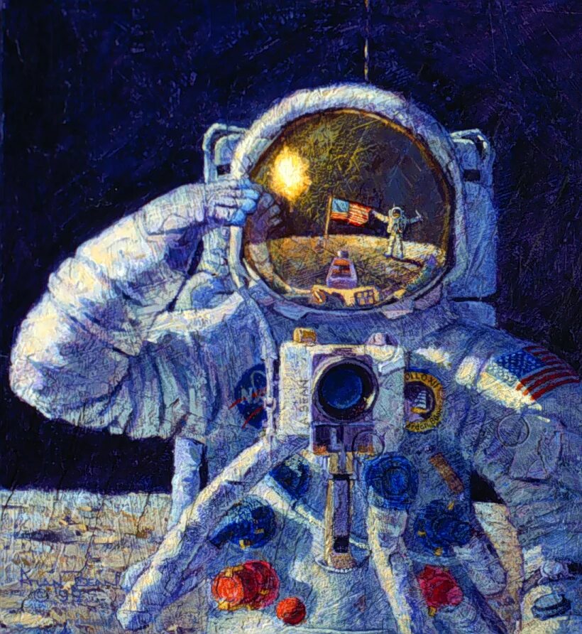 Самый известный космонавт художник