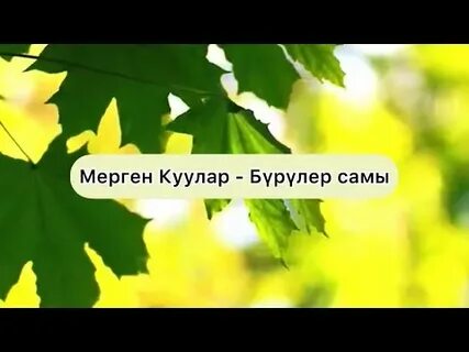 Текст песни мерген куулар