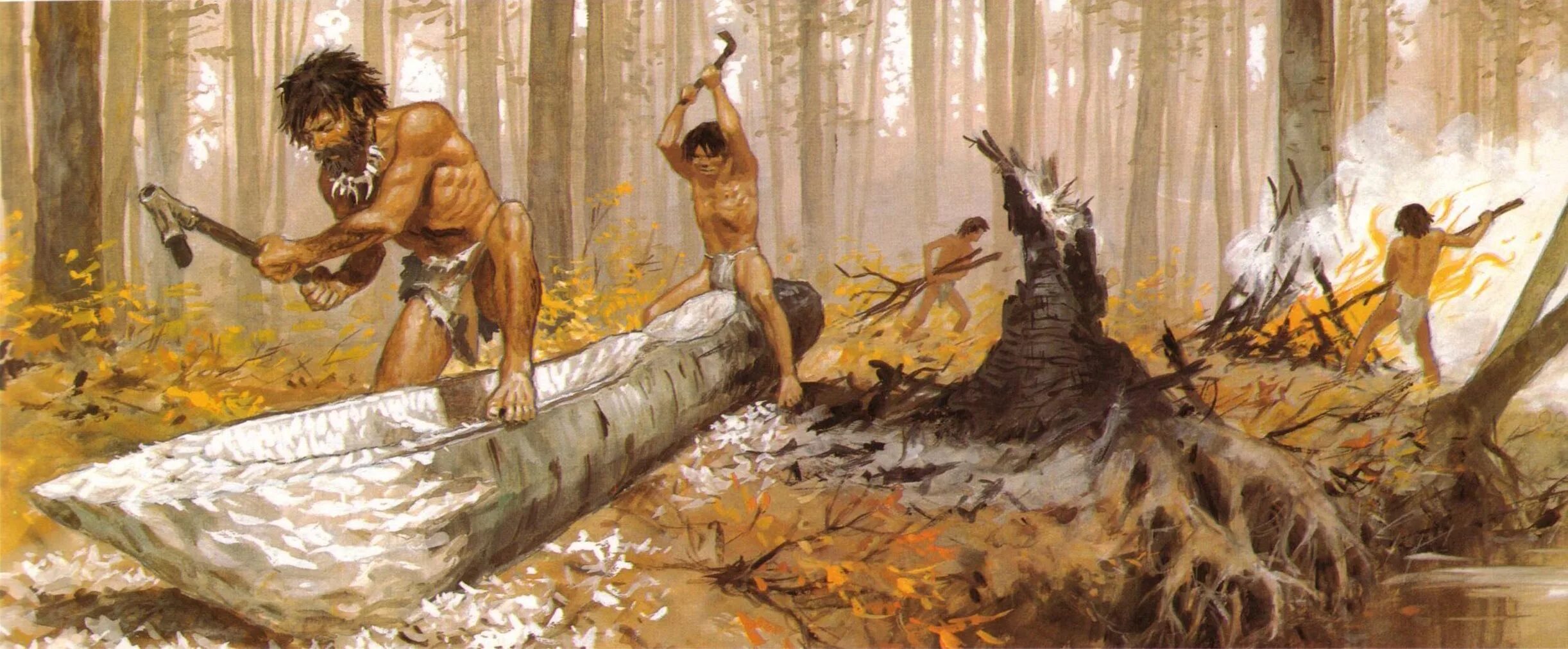 Stone age Пьер Жубер. Пьер Жубер первобытные люди. Пьер Жубер древние люди. Зденек Буриан Неолит.