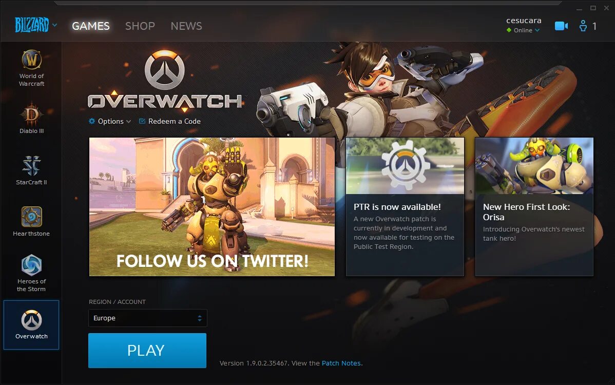 Battle net overwatch
